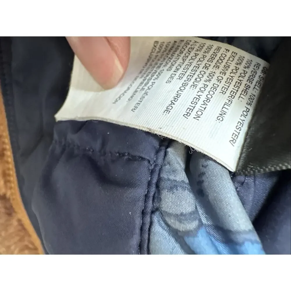 The North Face Jacket Toddler 3T Reversible Mount Chimbo Bear Zip Puffer